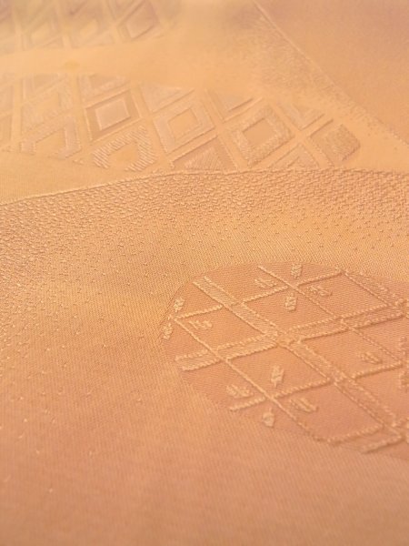 画像8: O0117I 女性用色無地  シルク(正絹) 山吹,  【中古】【USED】【リサイクル】 ★★☆☆☆【O0117I】 (8)