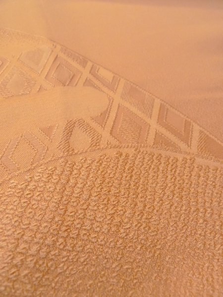 画像10: O0117I 女性用色無地  シルク(正絹) 山吹,  【中古】【USED】【リサイクル】 ★★☆☆☆【O0117I】 (10)