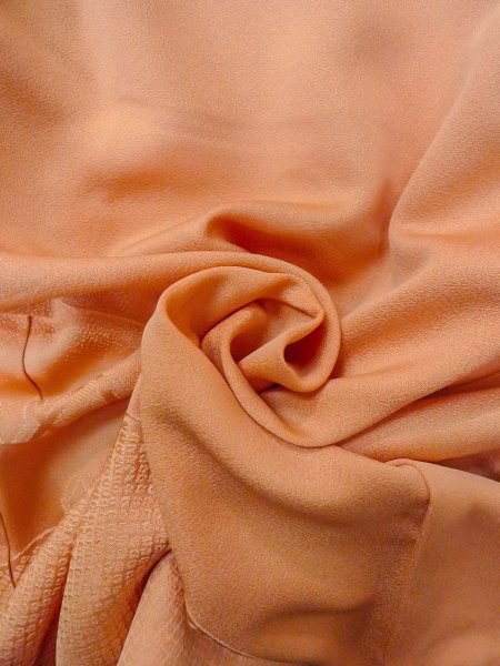 画像12: O0117I 女性用色無地  シルク(正絹) 山吹,  【中古】【USED】【リサイクル】 ★★☆☆☆【O0117I】 (12)