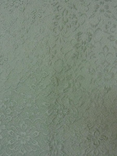 画像8: O0117J 女性用色無地  シルク(正絹) 淡い緑色,  【中古】【USED】【リサイクル】 ★★★★☆【O0117J】 (8)