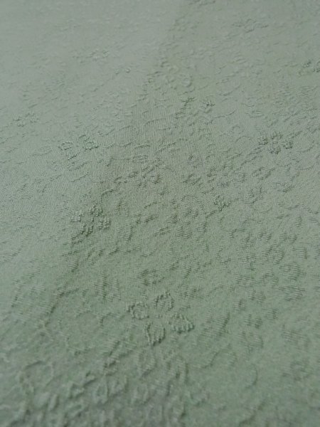 画像10: O0117J 女性用色無地  シルク(正絹) 淡い緑色,  【中古】【USED】【リサイクル】 ★★★★☆【O0117J】 (10)