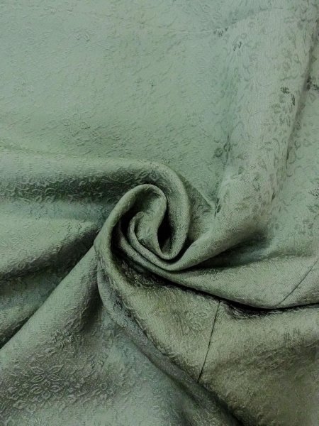 画像13: O0117J 女性用色無地  シルク(正絹) 淡い緑色,  【中古】【USED】【リサイクル】 ★★★★☆【O0117J】 (13)