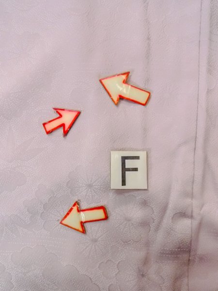 画像20: O0117K 女性用色無地  シルク(正絹) 淡い藤色,  【中古】【USED】【リサイクル】 ★★☆☆☆【O0117K】 (20)