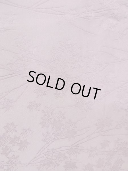 画像5: O0117L 女性用色無地  シルク（正絹） 淡い灰色がかった紫色,  【中古】【USED】【リサイクル】 ★★★☆☆【O0117L】 (5)