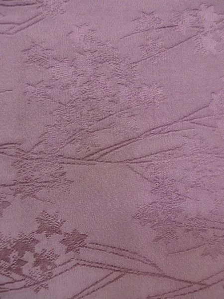 画像6: O0117L 女性用色無地  シルク(正絹) 淡い灰色がかった紫色,  【中古】【USED】【リサイクル】 ★★★☆☆【O0117L】 (6)