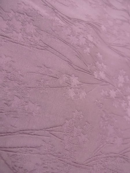 画像8: O0117L 女性用色無地  シルク(正絹) 淡い灰色がかった紫色,  【中古】【USED】【リサイクル】 ★★★☆☆【O0117L】 (8)