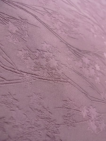 画像9: O0117L 女性用色無地  シルク(正絹) 淡い灰色がかった紫色,  【中古】【USED】【リサイクル】 ★★★☆☆【O0117L】 (9)