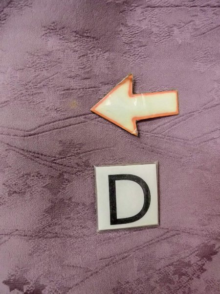 画像17: O0117L 女性用色無地  シルク(正絹) 淡い灰色がかった紫色,  【中古】【USED】【リサイクル】 ★★★☆☆【O0117L】 (17)