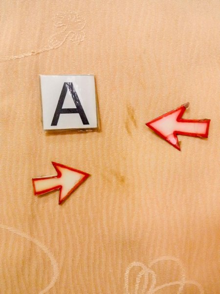 画像14: O0117M 女性用色無地  シルク(正絹) 薄い橙色,  【中古】【USED】【リサイクル】 ★★★☆☆【O0117M】 (14)