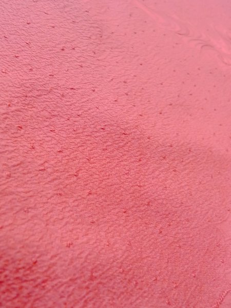 画像9: O0117N 女性用色無地  シルク(正絹) 桃色,  【中古】【USED】【リサイクル】 ★★★☆☆【O0117N】 (9)