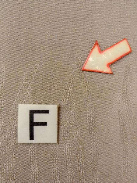 画像20: O0117O 女性用色無地  シルク(正絹) 淡い茶色み灰色,  【中古】【USED】【リサイクル】 ★★★☆☆【O0117O】 (20)