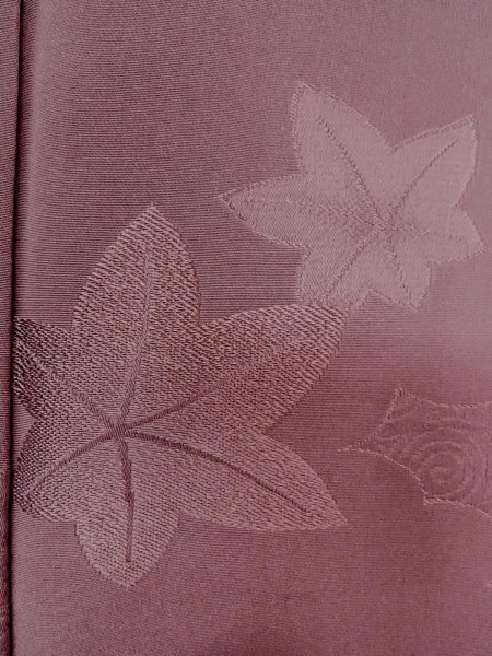 画像6: O0117P 女性用色無地  シルク(正絹) 灰色がかった紫色,  【中古】【USED】【リサイクル】 ★★★☆☆【O0117P】 (6)