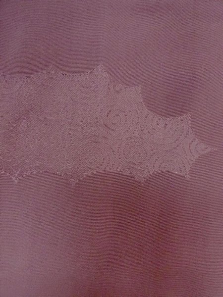 画像7: O0117P 女性用色無地  シルク(正絹) 灰色がかった紫色,  【中古】【USED】【リサイクル】 ★★★☆☆【O0117P】 (7)