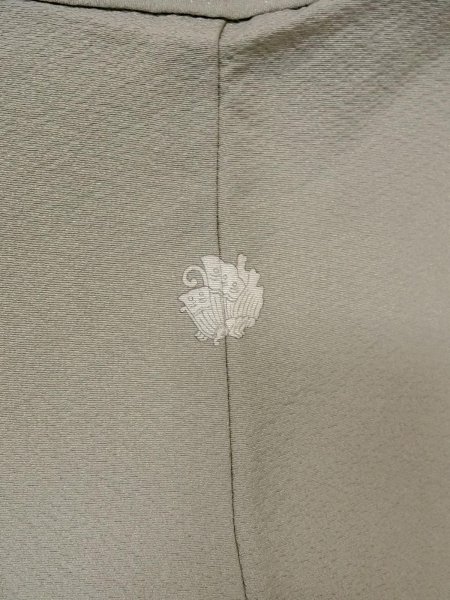 画像3: O0117Q 女性用色無地  シルク(正絹) 薄い灰色,  【中古】【USED】【リサイクル】 ★★★☆☆【O0117Q】 (3)