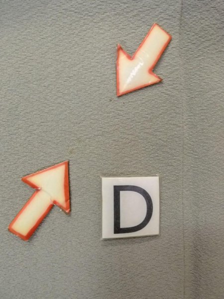 画像17: O0117Q 女性用色無地  シルク(正絹) 薄い灰色,  【中古】【USED】【リサイクル】 ★★★☆☆【O0117Q】 (17)