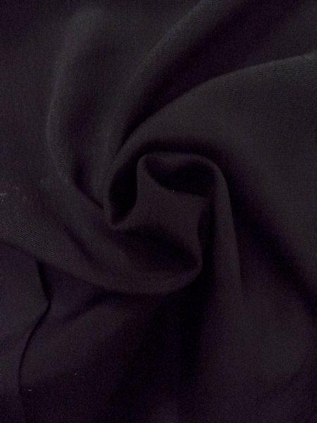 画像8: O0117U 女性用喪服  シルク(正絹) 黒,  【中古】【USED】【リサイクル】 ★☆☆☆☆【O0117U】 (8)