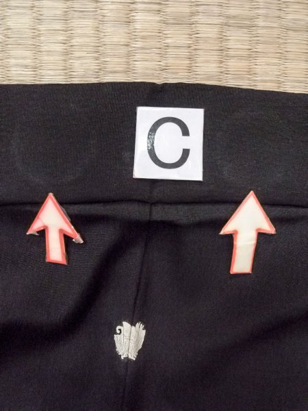 画像13: O0117U 女性用喪服  シルク(正絹) 黒,  【中古】【USED】【リサイクル】 ★☆☆☆☆【O0117U】 (13)