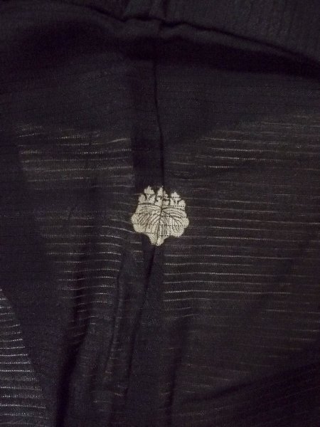 画像4: O0117Z 女性用喪服  シルク(正絹) 黒,  【中古】【USED】【リサイクル】 ★★★☆☆【O0117Z】 (4)
