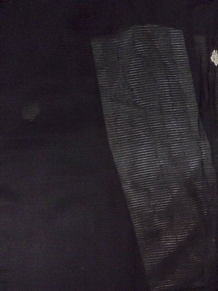 画像5: O0117Z 女性用喪服  シルク(正絹) 黒,  【中古】【USED】【リサイクル】 ★★★☆☆【O0117Z】 (5)