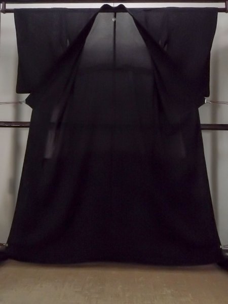 画像2: O0118A 女性用喪服  シルク（正絹） 黒,  【中古】【USED】【リサイクル】 ★★★☆☆【O0118A】 (2)