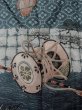 画像7: O0124A 男性用襦袢  ウール 藍, 松/松葉 【中古】【USED】【リサイクル】 ★☆☆☆☆【O0124A】 (7)