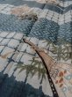 画像10: O0124A 男性用襦袢  ウール 藍, 松/松葉 【中古】【USED】【リサイクル】 ★☆☆☆☆【O0124A】 (10)