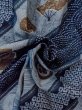 画像11: O0124B 男性用襦袢  ウール 藍, 青海波 【中古】【USED】【リサイクル】 ★☆☆☆☆【O0124B】 (11)