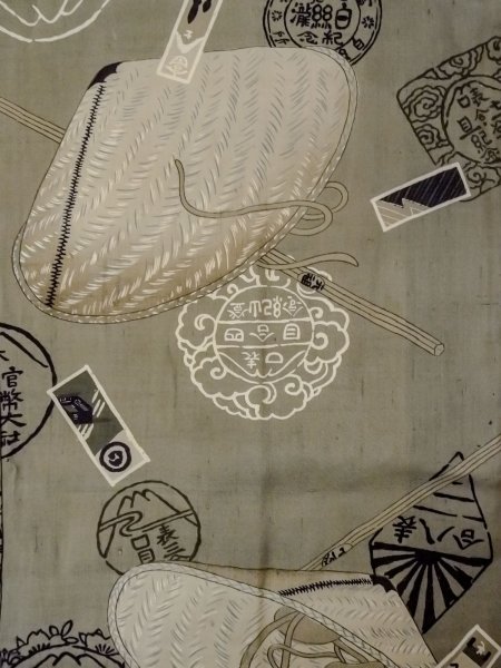 画像3: O0124D 男性用襦袢  ウール 灰色がかった茶色,  【中古】【USED】【リサイクル】 ★★☆☆☆【O0124D】 (3)