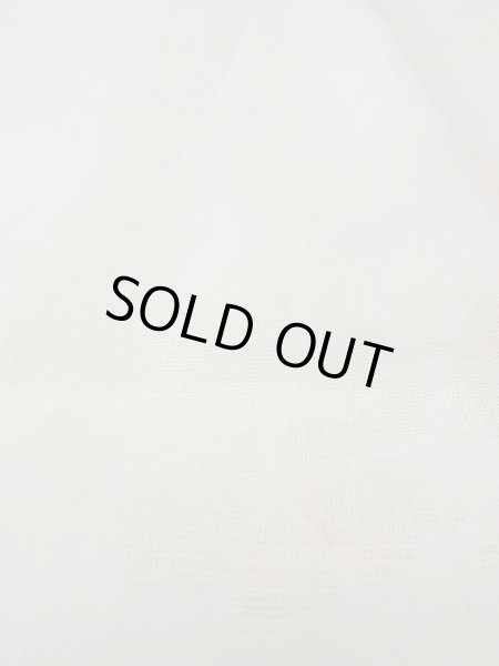 画像9: O0124G 女性用襦袢  麻 オフ　ホワイト, 葉 【中古】【USED】【リサイクル】 ★★☆☆☆【O0124G】 (9)