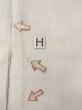 画像21: O0124G 女性用襦袢  麻 オフ　ホワイト, 葉 【中古】【USED】【リサイクル】 ★★☆☆☆【O0124G】 (21)