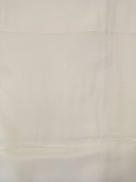 画像4: O0124H 女性用襦袢  シルク（正絹） オフ　ホワイト, 縞 【中古】【USED】【リサイクル】 ★★★☆☆【O0124H】 (4)