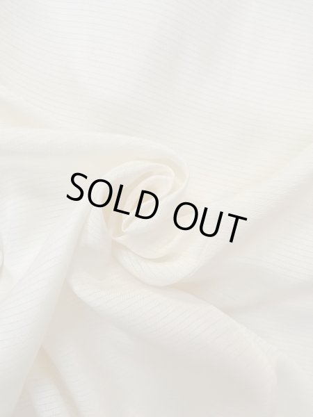 画像12: O0124H 女性用襦袢  シルク（正絹） オフ　ホワイト, 縞 【中古】【USED】【リサイクル】 ★★★☆☆【O0124H】 (12)