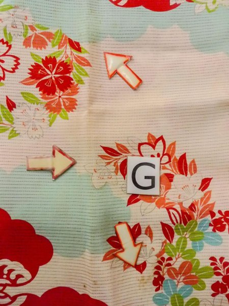 画像20: O0124I 女性用襦袢  シルク（正絹） アイボリー, 花丸文 【中古】【USED】【リサイクル】 ★☆☆☆☆【O0124I】 (20)