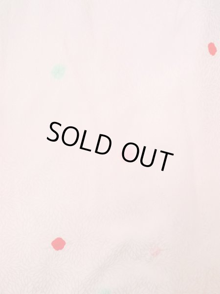 画像3: O0124K 女性用襦袢  シルク（正絹） 淡い桃色, 小さな点々 【中古】【USED】【リサイクル】 ★★★★☆【O0124K】 (3)