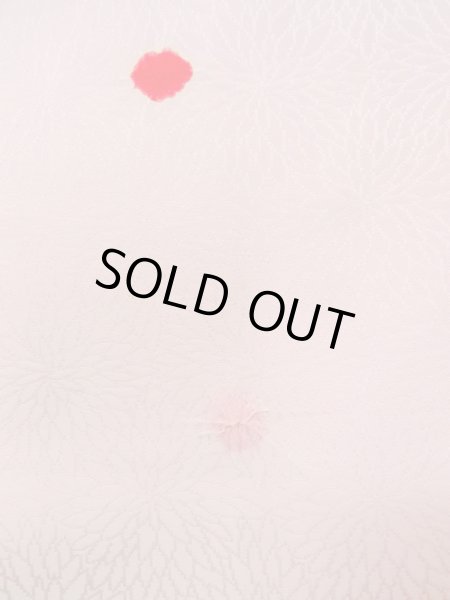 画像6: O0124K 女性用襦袢  シルク（正絹） 淡い桃色, 小さな点々 【中古】【USED】【リサイクル】 ★★★★☆【O0124K】 (6)