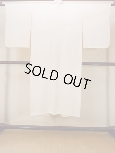 画像2: O0124M 女性用襦袢  シルク（正絹） オフ　ホワイト,  【中古】【USED】【リサイクル】 ★★★★☆【O0124M】 (2)