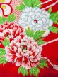 画像5: O0124O 女性用襦袢  シルク（正絹） 赤色, ぼたん 【中古】【USED】【リサイクル】 ★★☆☆☆【O0124O】 (5)