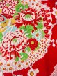 画像7: O0124O 女性用襦袢  シルク（正絹） 赤色, ぼたん 【中古】【USED】【リサイクル】 ★★☆☆☆【O0124O】 (7)