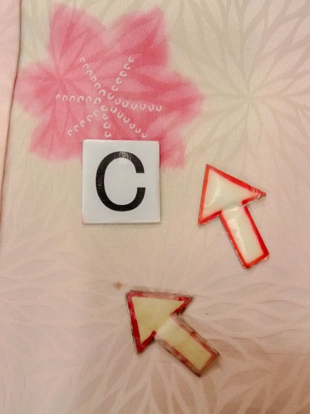 画像16: O0124P 女性用襦袢  シルク（正絹） 淡い桃色, 菊 【中古】【USED】【リサイクル】 ★★☆☆☆【O0124P】 (16)