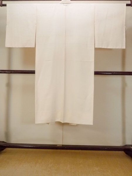 画像2: O0124Q 女性用襦袢  シルク（正絹） アイボリー,  【中古】【USED】【リサイクル】 ★★★☆☆【O0124Q】 (2)