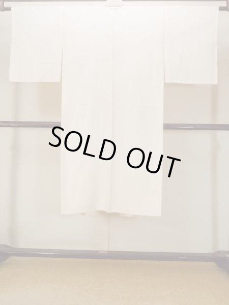 画像2: O0124Q 女性用襦袢  シルク（正絹） アイボリー,  【中古】【USED】【リサイクル】 ★★★☆☆【O0124Q】 (2)