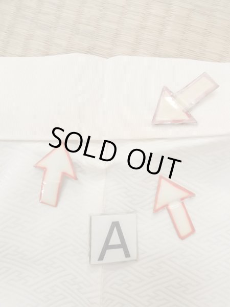 画像14: O0124Q 女性用襦袢  シルク（正絹） アイボリー,  【中古】【USED】【リサイクル】 ★★★☆☆【O0124Q】 (14)