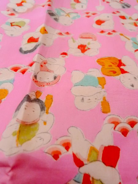 画像9: O0124R 女性用襦袢  シルク（正絹） 薄い桃色, 人々 【中古】【USED】【リサイクル】 ★★☆☆☆【O0124R】 (9)