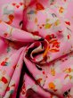 画像12: O0124R 女性用襦袢  シルク（正絹） 薄い桃色, 人々 【中古】【USED】【リサイクル】 ★★☆☆☆【O0124R】 (12)