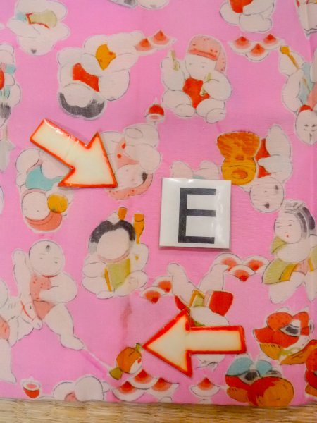 画像18: O0124R 女性用襦袢  シルク（正絹） 薄い桃色, 人々 【中古】【USED】【リサイクル】 ★★☆☆☆【O0124R】 (18)