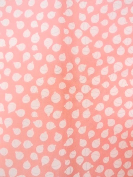 画像6: O0124S 女性用襦袢  シルク（正絹） 淡い珊瑚色,  【中古】【USED】【リサイクル】 ★★★☆☆【O0124S】 (6)