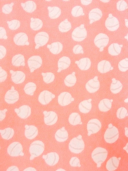 画像7: O0124S 女性用襦袢  シルク（正絹） 淡い珊瑚色,  【中古】【USED】【リサイクル】 ★★★☆☆【O0124S】 (7)