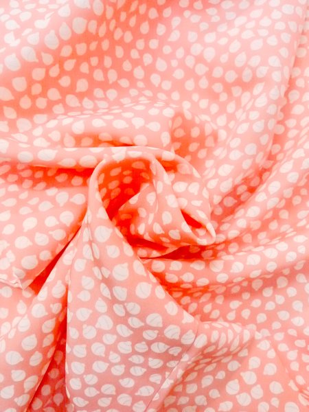 画像12: O0124S 女性用襦袢  シルク（正絹） 淡い珊瑚色,  【中古】【USED】【リサイクル】 ★★★☆☆【O0124S】 (12)