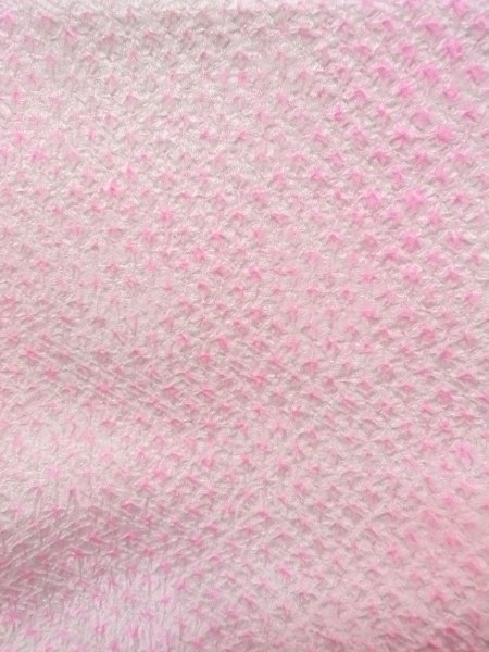 画像6: O0124V 女性用襦袢  シルク（正絹） 淡い桃色, 花 【中古】【USED】【リサイクル】 ★★☆☆☆【O0124V】 (6)