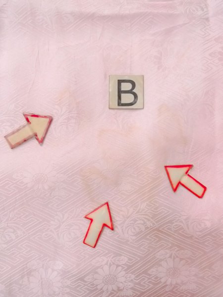 画像15: O0124V 女性用襦袢  シルク（正絹） 淡い桃色, 花 【中古】【USED】【リサイクル】 ★★☆☆☆【O0124V】 (15)